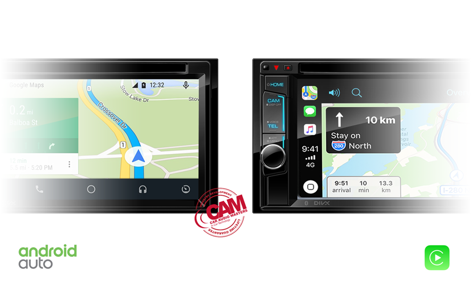 Apple CarPlay and Android Auto Maps